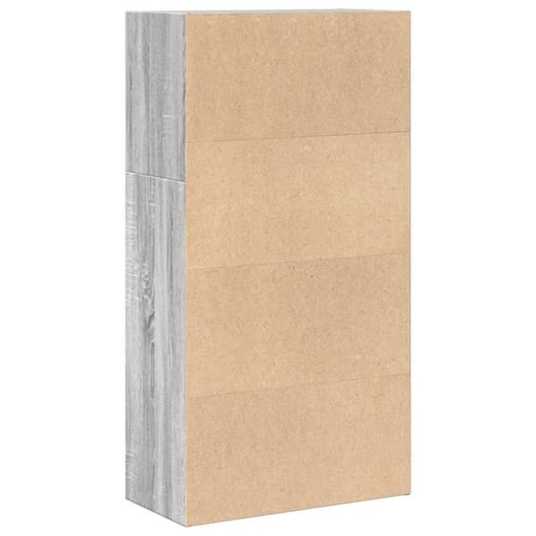 vidaXL bogreol 60x30x114 cm konstrueret træ grå sonoma-eg