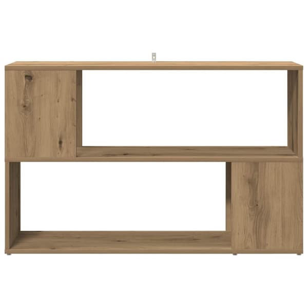 vidaXL Bokhylla artisan ek 100x24x63 cm konstruerat trä