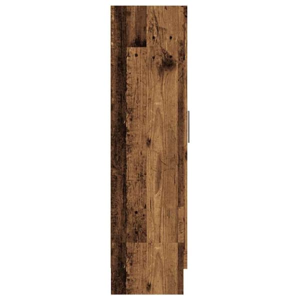 vidaXL Bokskåp åldrat trä 82,5x30,5x115 cm konstruerat trä
