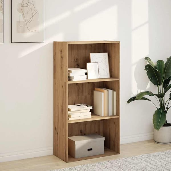 vidaXL Kirjahylly artesaani tammi 60x30x114 cm tekninen puu
