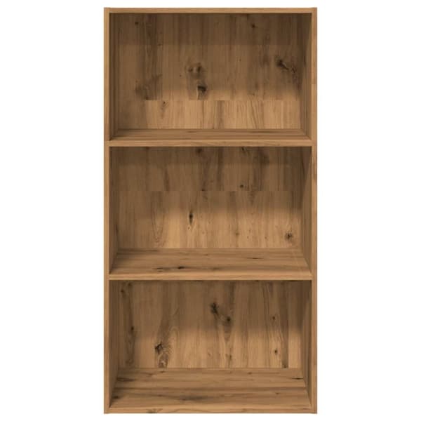 vidaXL Kirjahylly artesaani tammi 60x30x114 cm tekninen puu