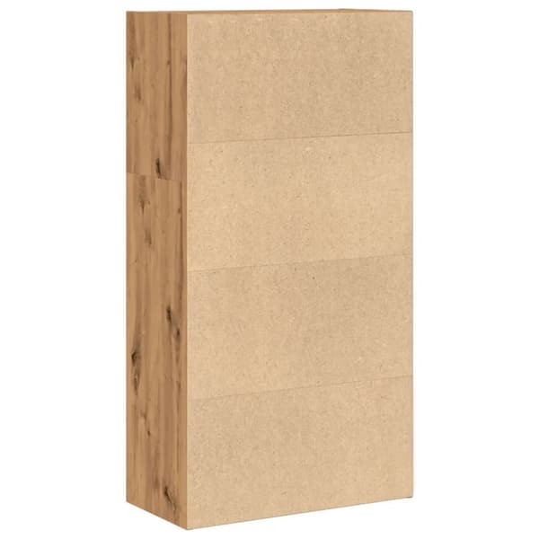 vidaXL Kirjahylly artesaani tammi 60x30x114 cm tekninen puu
