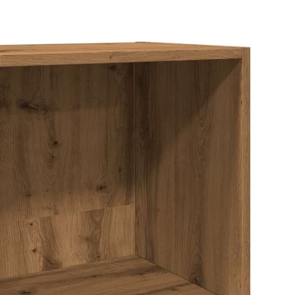 vidaXL Kirjahylly artesaani tammi 60x30x114 cm tekninen puu