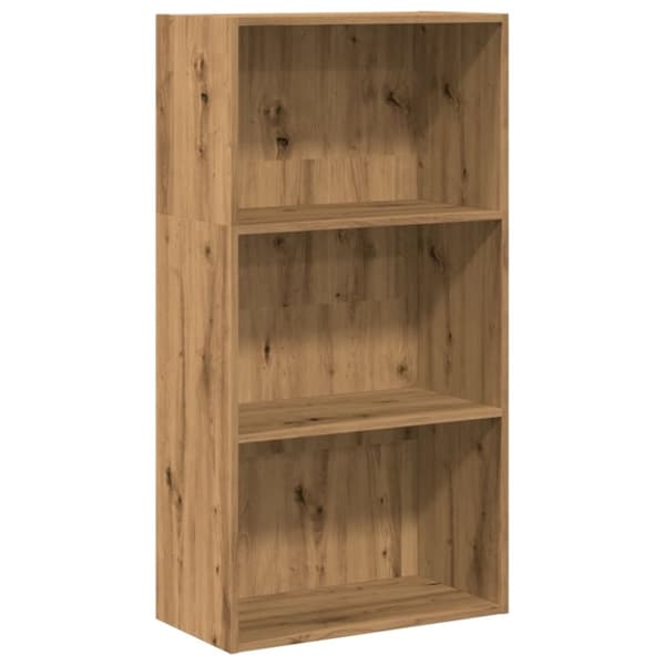 vidaXL Kirjahylly artesaani tammi 60x30x114 cm tekninen puu