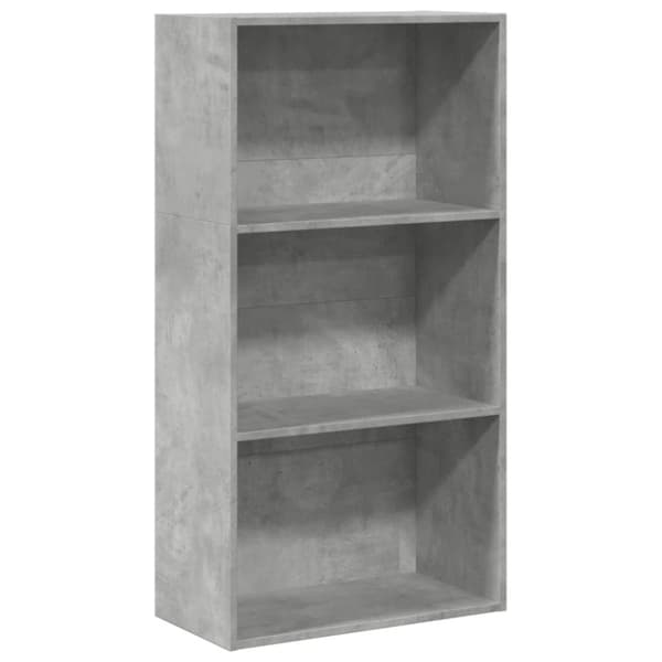 vidaXL bogreol 60x30x114 cm konstrueret træ betongrå