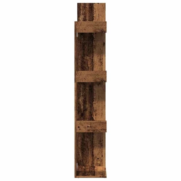 vidaXL Bokhylle gammelt tre 48x25,5x140 cm konstruert tre