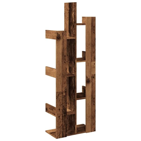 vidaXL Bokhylle gammelt tre 48x25,5x140 cm konstruert tre