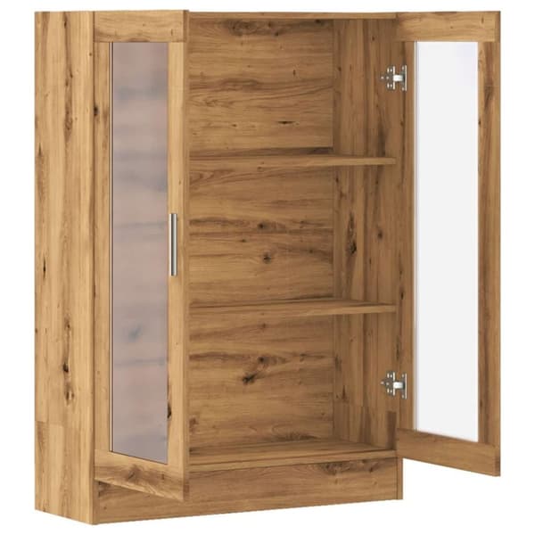 vidaXL Bokhylle artisan eik 82,5x30,5x115 cm konstruert tre