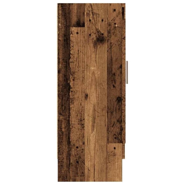vidaXL bogskab 82,5x30,5x80 cm konstrueret træ antikt træ