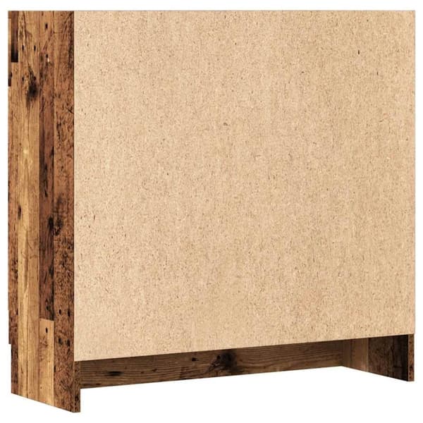 vidaXL bogskab 82,5x30,5x80 cm konstrueret træ antikt træ