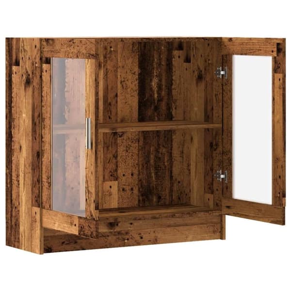vidaXL bogskab 82,5x30,5x80 cm konstrueret træ antikt træ