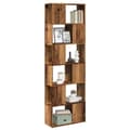 Miniatyrbilde 2 av 11: vidaXL Bokhylle/romdeler gammelt tre 60x24x186 cm