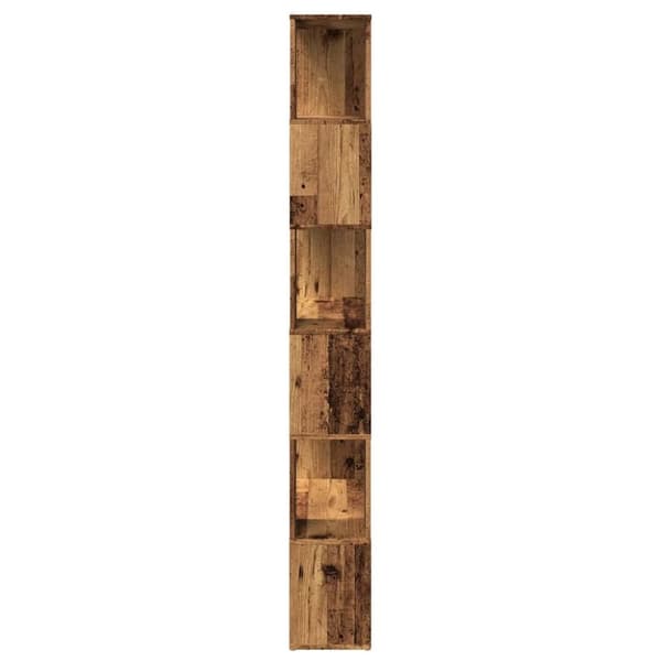 vidaXL bogreol/rumdeler 80x24x186 cm antikt træ