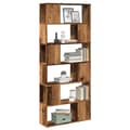 Miniatyrbillede 2 af 11: vidaXL bogreol/rumdeler 80x24x186 cm antikt træ