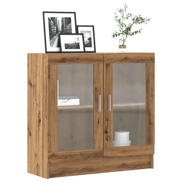vidaXL bogskab 82,5x30,5x80 cm konstrueret træ kunsteg