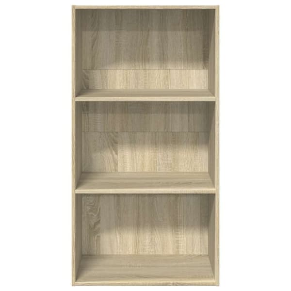 vidaXL Kirjahylly Sonoma-tammi 60x30x114 cm tekninen puu