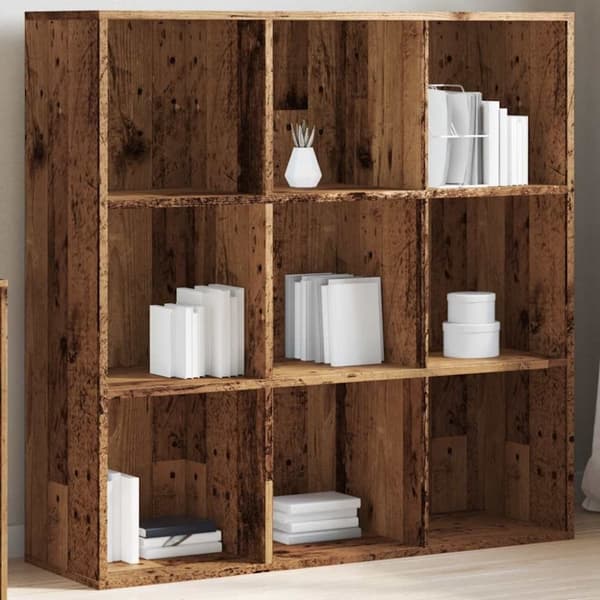 vidaXL bogreol 98x29x97,5 cm antikt træ