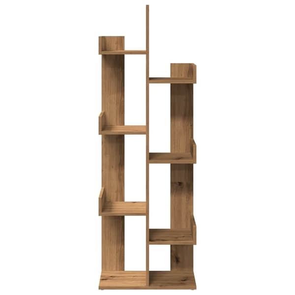vidaXL bogskab 48x25,5x140 cm spånplade artisan eg