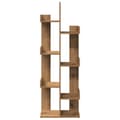 Miniatyrbillede 5 af 11: vidaXL bogskab 48x25,5x140 cm spånplade artisan eg