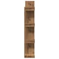 Miniatyrbillede 6 af 11: vidaXL bogskab 48x25,5x140 cm spånplade artisan eg