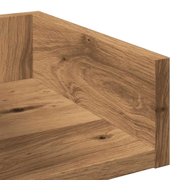 vidaXL bogskab 48x25,5x140 cm spånplade artisan eg
