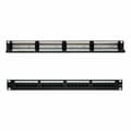 Miniatyrbild 1 av 3: Patchpanel 24 UTP Portar Kategori 6 NANOCABLE 10.21.3124 19" RJ45 Svart