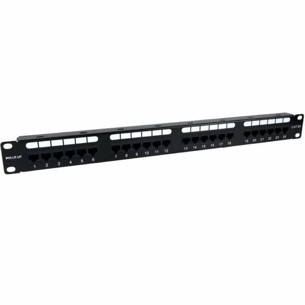 Patchpanel 24 UTP Portar Kategori 6 Phasak PU 2421