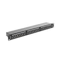Miniatyrbild 6 av 11: Patchpanel 24 UTP Portar Kategori 6 Lanberg PPS6-1024-B