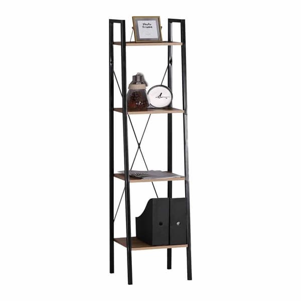 Kolonnhylla 4 nivåer H148 cm - LEXIE