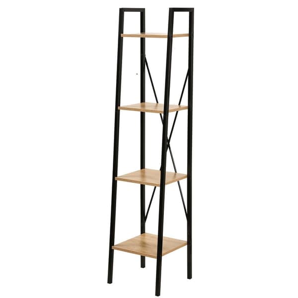 Kolonnhylla 4 nivåer H148 cm - LEXIE