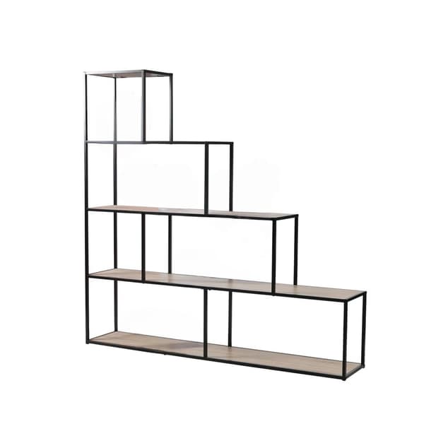 5 nivås trappdesign bokhylla - L160 x H157 cm - Colorado