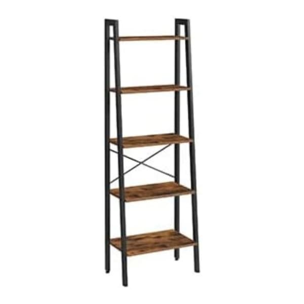 5-våningshylla i industriell stil - H172 cm