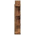 Miniatyrbillede 6 af 11: vidaXL bogreol 86x25,5x140 cm konstrueret træ antikt træ