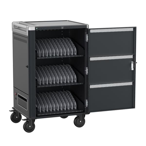 Vægmonteret rack kabinet Ewent EW1701 Sort, Grå