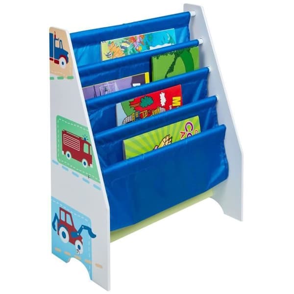 Barnbokhylla - Worlds Apart - Vit - MDF och polyester - 60 x 51 x 23 cm