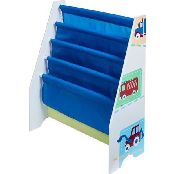 Barnbokhylla - Worlds Apart - Vit - MDF och polyester - 60 x 51 x 23 cm