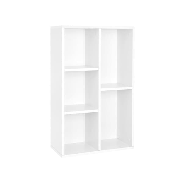 Bogreol-væg kabinet-tv-kabinet-boghelf-hvid