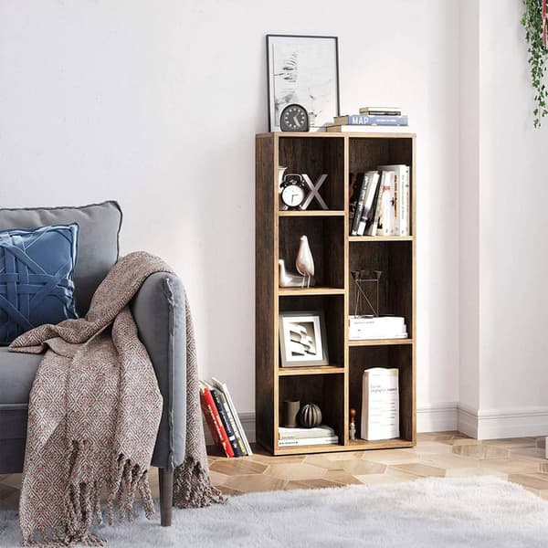 Bogreol - Stående Plandenkast - Stue Cabinet - Vintage Brown