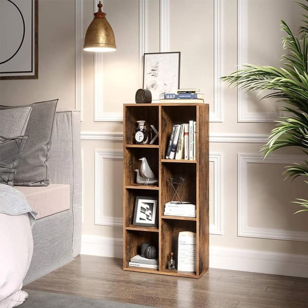 Bogreol - Stående Plandenkast - Stue Cabinet - Vintage Brown