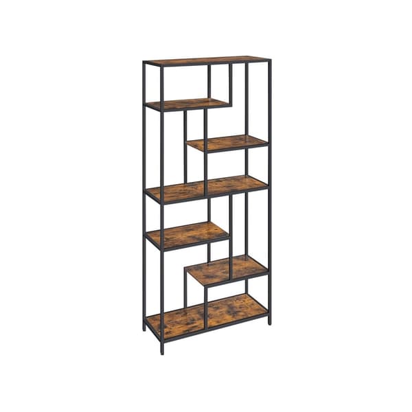 Bogreol - Dekorskab - Stue Cabinet - Opbevaringsskab - Stående skab - Vægskabet - Vintage Brown