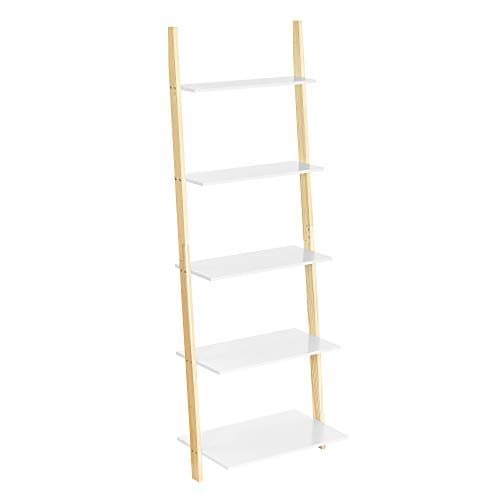 Stigkabinet - Ladderboard - Bogreol - 5 niveauer - Hvid