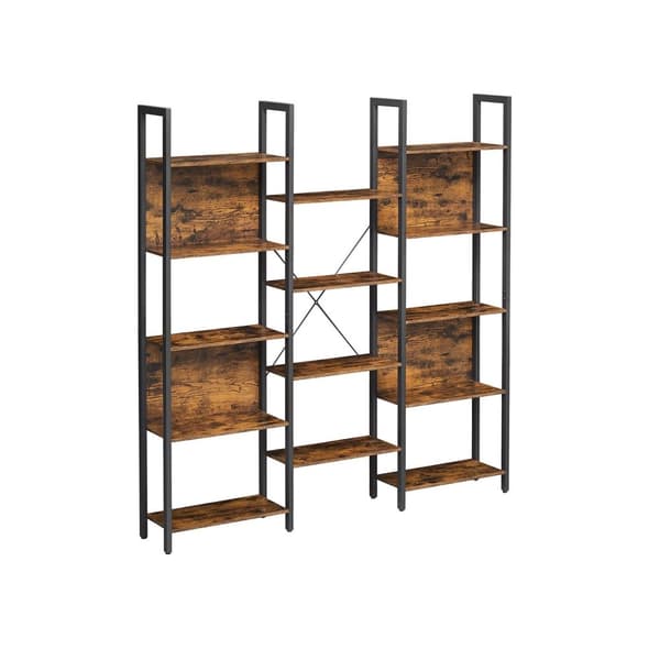 Bogreol - LANDSMÆRKNING - Stue Cabinet - Decoret - Vintage Brown / Black