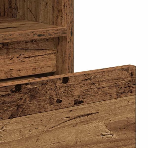 vidaXL Bokhylle gammelt tre 36x30x171 cm konstruert tre