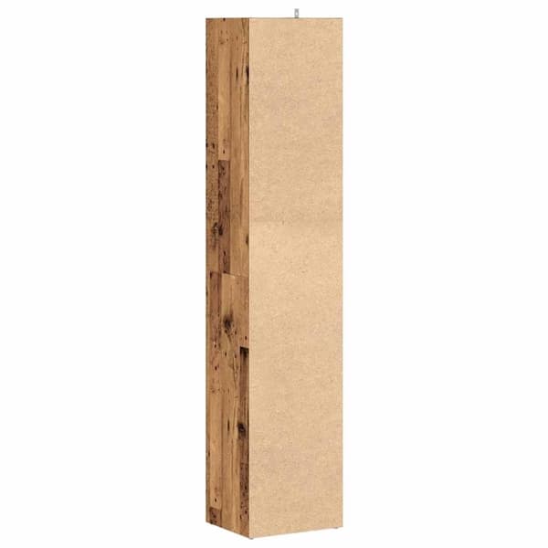 vidaXL Kirjahylly vanhaa puuta 36x30x171 cm lastulevy