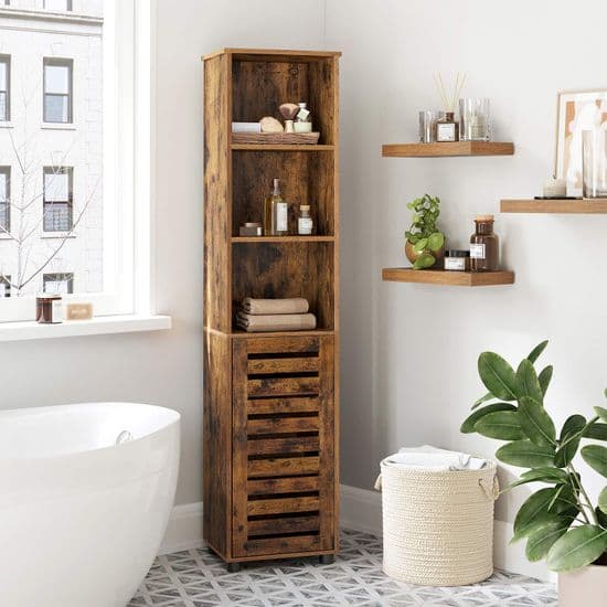 Højskab med hylder, vintagedesign