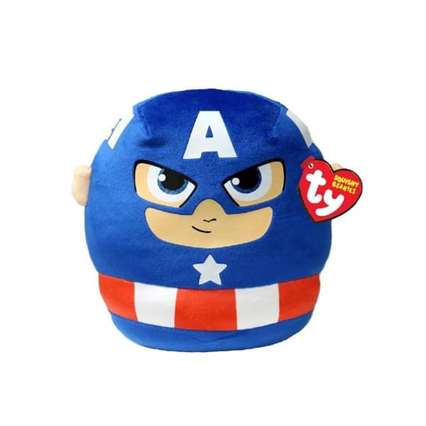 TY Squishy Beanies Hug Captain America 20 cm