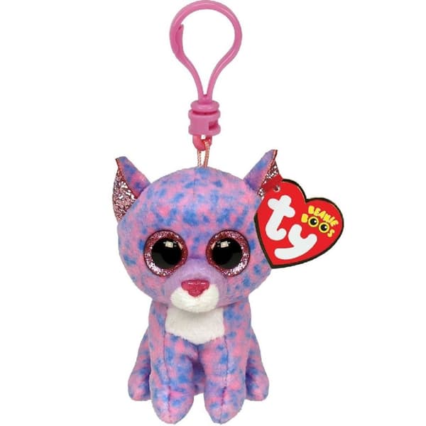 TY Beanie Boos Clip Cuddly Toy Cat Cassidy 7 cm