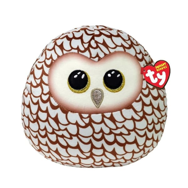 TY Squish a Boo Cuddle Cushion Owl Whoolie 20 cm