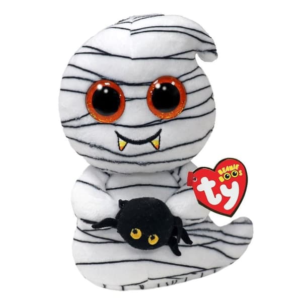 TY Beanie Boos Cuddly Toy Ghost Ooooky 15 cm