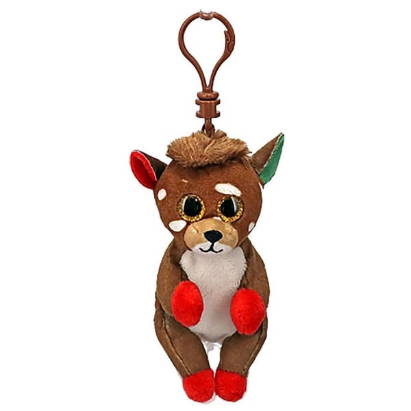 TY Beanie Boos Clip Cuddly Toy Ren Juno 7 cm